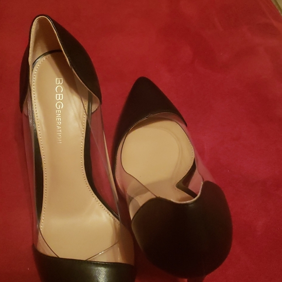 BCBGeneration stilettos sz 9.5 blk/clr - Picture 5 of 5